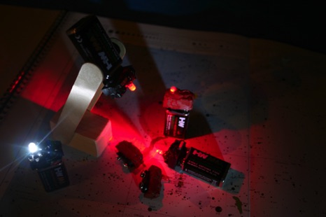 Issue Sept 2011
Red LED torch